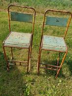 2 vintage barstoelen / krukken., Ophalen