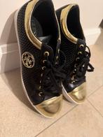Guess Sneakers - Zwart/Goud - Maat 40, Guess, Zwart, Ophalen of Verzenden, Sneakers of Gympen