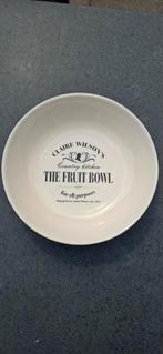 Claire Wilson Fruit Bowl + Salad Bowl, Huis en Inrichting, Keuken | Servies, Ophalen, Zo goed als nieuw, Glas, Overige stijlen