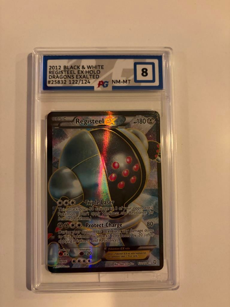 Registeel EX Holo - Dragons Exalted, Ophalen of Verzenden, Zo goed als nieuw, Losse kaart, Foil