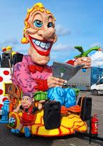 Carnavalswagen polyester incl. Bewegingen, Hobby en Vrije tijd, Ophalen, Carnaval