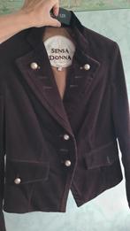 Fluwelen blazer trendy-color 🤎, Kleding | Dames, Ophalen of Verzenden, Zo goed als nieuw, Maat 38/40 (M), Bruin