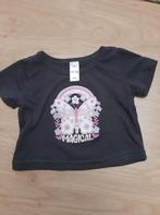 Shirtje met vlinder Mt 12-18 mnd, Kinderen en Baby's, Babykleding | Maat 86, Ophalen of Verzenden, Gebruikt, Meisje, Shirtje of Longsleeve