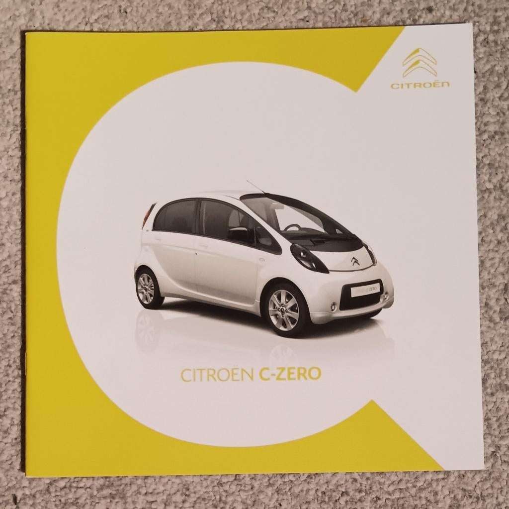 Citroën C-Zero brochure – full electric (keuze uit 2), Verzenden, Nieuw, Citroën