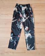 Zara basic broek vogels bloemen kraanvogels maat xs 34, Zwart, Ophalen of Verzenden, Zo goed als nieuw, Maat 34 (XS) of kleiner