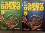 Easy steps leerboek HOORN, deel 1 +  deel 2, incl cd's, Muziek en Instrumenten, Ophalen of Verzenden, Les of Cursus, Hoorn