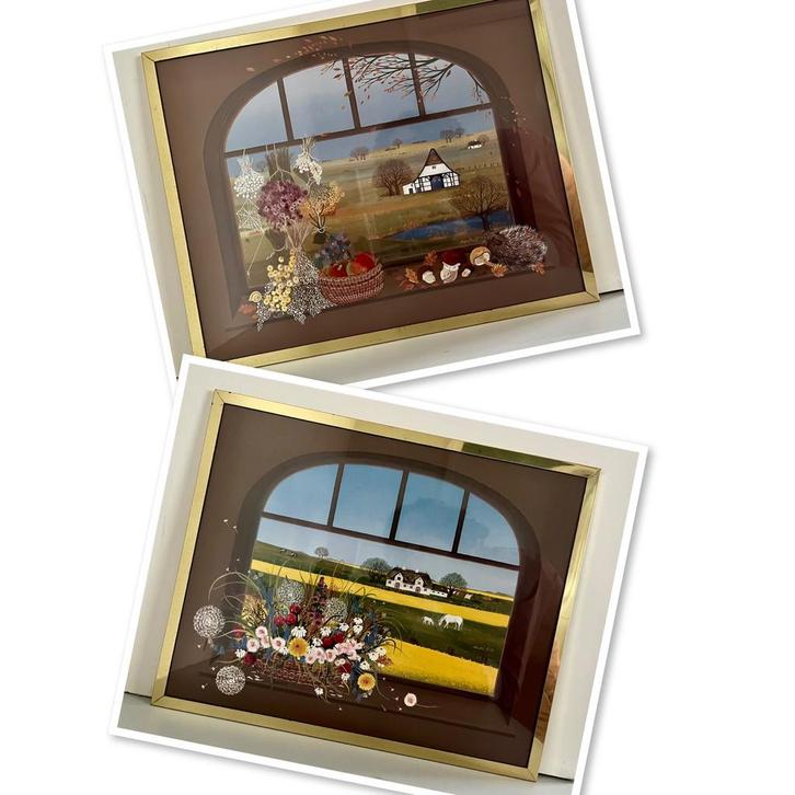 Vintage reproducties Piotrowski & Steidtmann, Antiek en Kunst, Kunst | Schilderijen | Klassiek, Ophalen of Verzenden