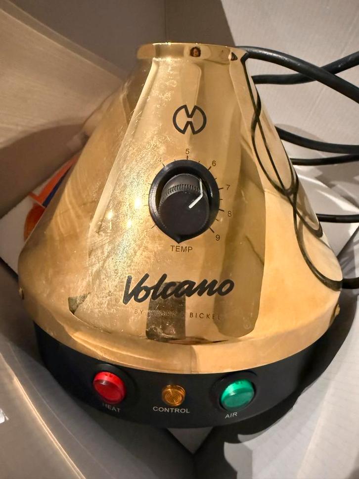 Volcano Classic Gold Edition Vaporizer, Witgoed en Apparatuur, Slowcookers, Zo goed als nieuw, Timer, Ophalen