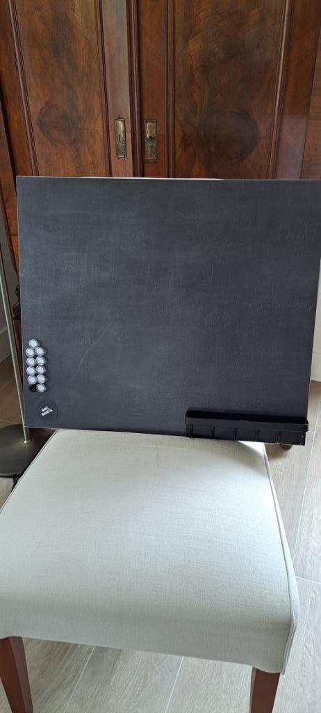 Magnetisch krijtbord - oudzwart, Huis en Inrichting, Woonaccessoires | Memoborden, Gebruikt, Magneetbord, Ophalen