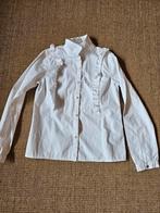 Scotch & Soda Witte Blouse Maat 140 Nieuwstaat, Ophalen of Verzenden, Zo goed als nieuw, Scotch & Soda, Meisje