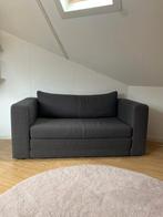 Mooie grijze slaapbank, Ophalen, Tweepersoons, 140 cm