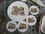 Petit four set Bareuther Waldsassen Bavaria Engels landhuis, Antiek en Kunst, Antiek | Servies los, Ophalen of Verzenden