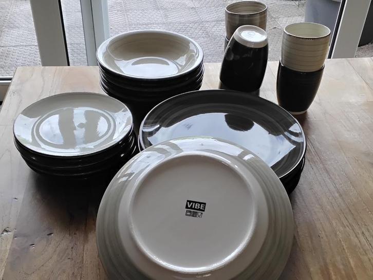 Servies vintage loft Cooking en live., Huis en Inrichting, Keuken | Servies, Zo goed als nieuw, Bord(en), Overige stijlen, Keramiek