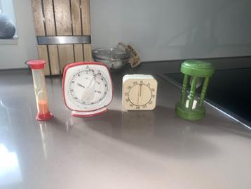 Vintage kookwekker eierwekker keukentimer zandlopers  beschikbaar voor biedingen