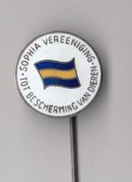 Sophia Dierenbescherming emaille speldje, Verzamelen, Speldjes, Pins en Buttons, Gebruikt, Niet vindbaar, Niet vindbaar, Speldje of Pin