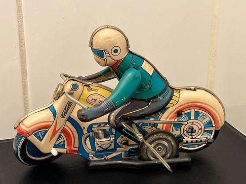 Blikken Racemotor MS-702 Made in China 602 Motor, Antiek en Kunst, Antiek | Speelgoed, Ophalen of Verzenden