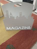 Tijdschriftenhouder wit metaal modern design, Ophalen, Nieuw