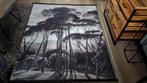 Wandkleed Italiaans landschap., Huis en Inrichting, Woonaccessoires | Schilderijen, Tekeningen en Foto's, Ophalen, 125 cm of meer