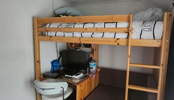 Luxe hoogslaper met bureau, loungehoek en logeerbed n matras beschikbaar voor biedingen
