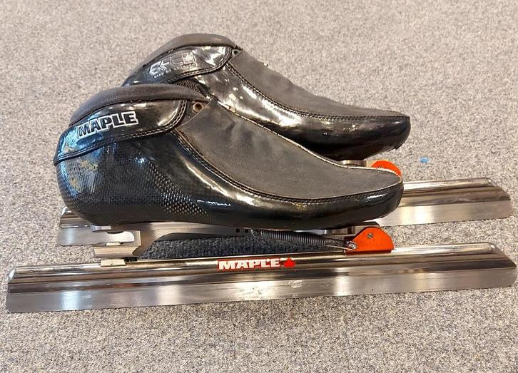 MAPLE KLAPSCHAATS MAAT 44, Sport en Fitness, Schaatsen, Gebruikt, Noren, Viking, Klapschaats, Ophalen of Verzenden
