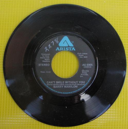 barry manilow - can't smile without you, Cd's en Dvd's, Vinyl Singles, Single, 7 inch, Ophalen of Verzenden
