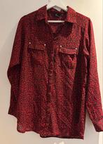 9th Avenue Rode Blouse met Panterprint - Maat M, Ophalen of Verzenden, Maat 38/40 (M), Rood