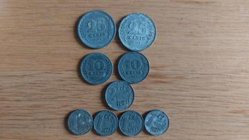 Nederlandse Munten Wilhelmina 1941-1944 / Zinken oorlogsmunt beschikbaar voor biedingen