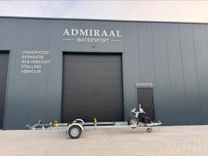 Pega Vliner ( Bun uitvoering ), Watersport en Boten, Boottrailers, Sloepentrailer, Minder dan 1500 kg, Minder dan 6 meter, Ophalen