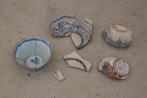 opgravingen scherven o.a. Chinees porselein  oud antiek, Antiek en Kunst, Ophalen of Verzenden