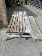 GRATIS!!!!! Picknicktafel of als brandhout, Tuin en Terras, Picknicktafels, Ophalen, Gebruikt, Rechthoekig, Hout
