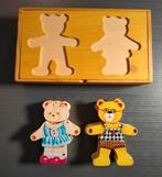 Houten aankleed puzzel beertjes, Ophalen of Verzenden, Zo goed als nieuw