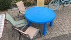 Kinder tuintafeltje en 4 stoeltjes, Tuin en Terras, Ophalen of Verzenden, Gebruikt