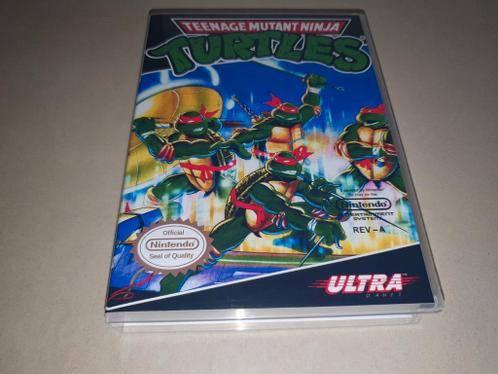 Teenage Mutant Ninja Turtles TMNT NES Game Case, Spelcomputers en Games, Games | Nintendo NES, Zo goed als nieuw, Avontuur en Actie