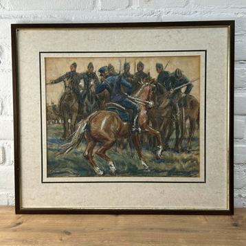 Cavalerie soldaten te paard - Gerard Westermann (1880-1971) beschikbaar voor biedingen