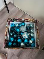 Bak met blauwe kerstballen, Ophalen, Zo goed als nieuw