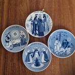 4 kerstbordjes Porsgrund Porseleinfabriek Noorwegen, p stuk, Antiek en Kunst, Antiek | Wandborden en Tegels, Ophalen of Verzenden