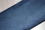 Suede embossed stof - uni donker blauw #2523 €5p/m, Hobby en Vrije tijd, Stoffen en Lappen, 200 cm of meer, Nieuw, Blauw, Polyester