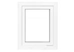 Kunststof Kozijn Kiep  B42 H50cm Wit, Doe-het-zelf en Verbouw, Kozijnen en Schuifpuien, Niet ingevuld, Kunststof, Raamkozijn, Niet ingevuld