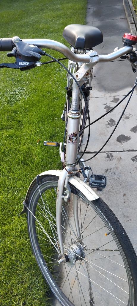 Damesfiets 28 inch, Fietsen en Brommers, Fietsen | Dames | Damesfietsen, Gebruikt, Overige merken, Versnellingen, 53 tot 56 cm