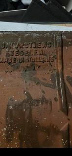 Dakpannen bruin glazuur merk j kurstjens made in holland, Ophalen, Gebruikt, 15 m² of meer, Dakpannen