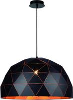 Lucide OTONA - Hanglamp - Ø 60 cm - 3xE27 - Zwart, 50 tot 75 cm, Nieuw, Ophalen of Verzenden, X