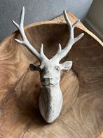 Mooie Grijze Hertenkop Wanddecoratie, Ophalen, Zo goed als nieuw