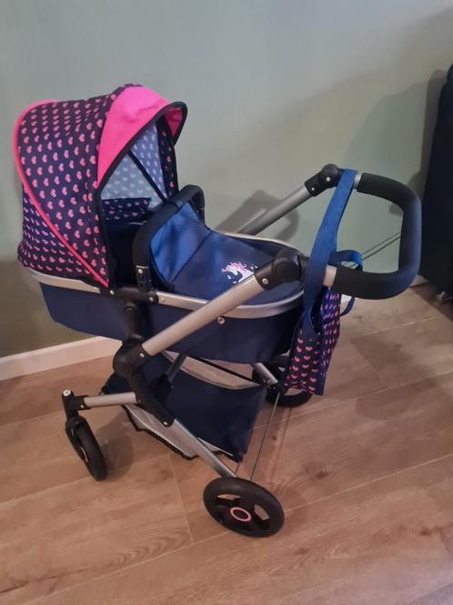 bayer design poppen wandelwagen poppenwagen, Kinderen en Baby's, Speelgoed | Poppen, Gebruikt, Overige typen, Ophalen of Verzenden