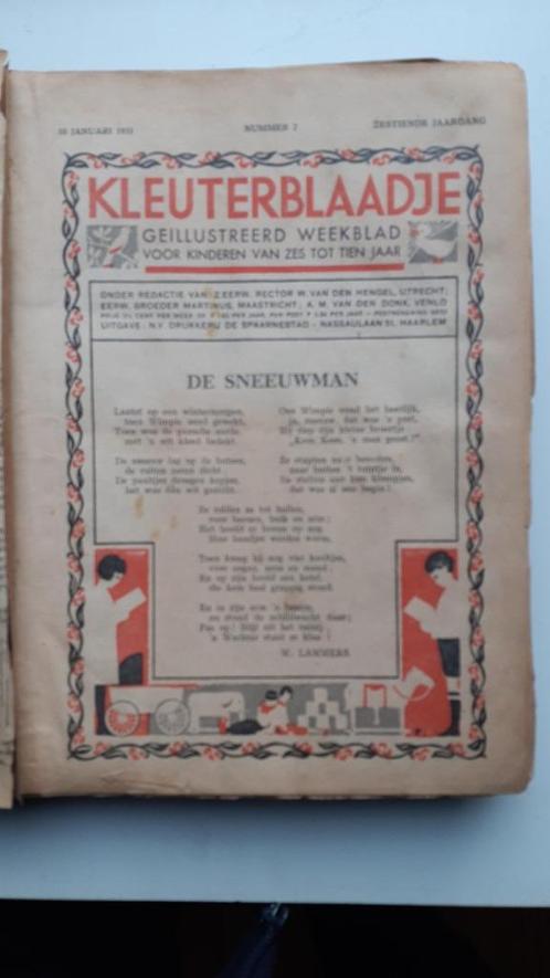 KLEUTERBLAADJE geïllustreerd weekblad voor kinderen van zes, Boeken, Tijdschriften en Kranten, Gelezen, Ophalen of Verzenden