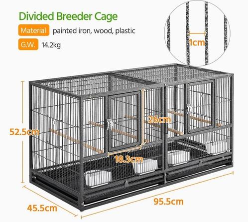 Grote gloednieuwe kooi, Dieren en Toebehoren, Vogels | Hokken en Kooien, Nieuw, Ophalen