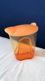 Eleganzia melkannetje tupperware oranje geel, Huis en Inrichting, Ophalen of Verzenden, Zo goed als nieuw, Oranje