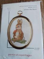 Borduurpakketje beatrix potter, zonder lijstje, Hobby en Vrije tijd, Borduren en Borduurmachines, Ophalen of Verzenden, Zo goed als nieuw