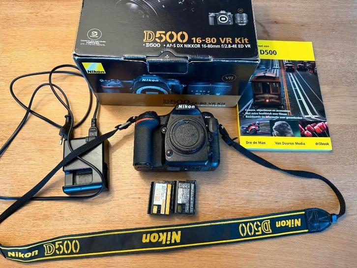 Nikon D500  80K clicks, Audio, Tv en Foto, Fotocamera's Digitaal, Gebruikt, Spiegelreflex, Nikon, Geen optische zoom, Ophalen of Verzenden
