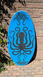 Houten skimboard, 104 cm, Watersport en Boten, Wakeboarden, Ophalen, Gebruikt, Board en Schoenen