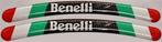 Benelli Racing 3D doming sticker set, Motoren, Ophalen of Verzenden